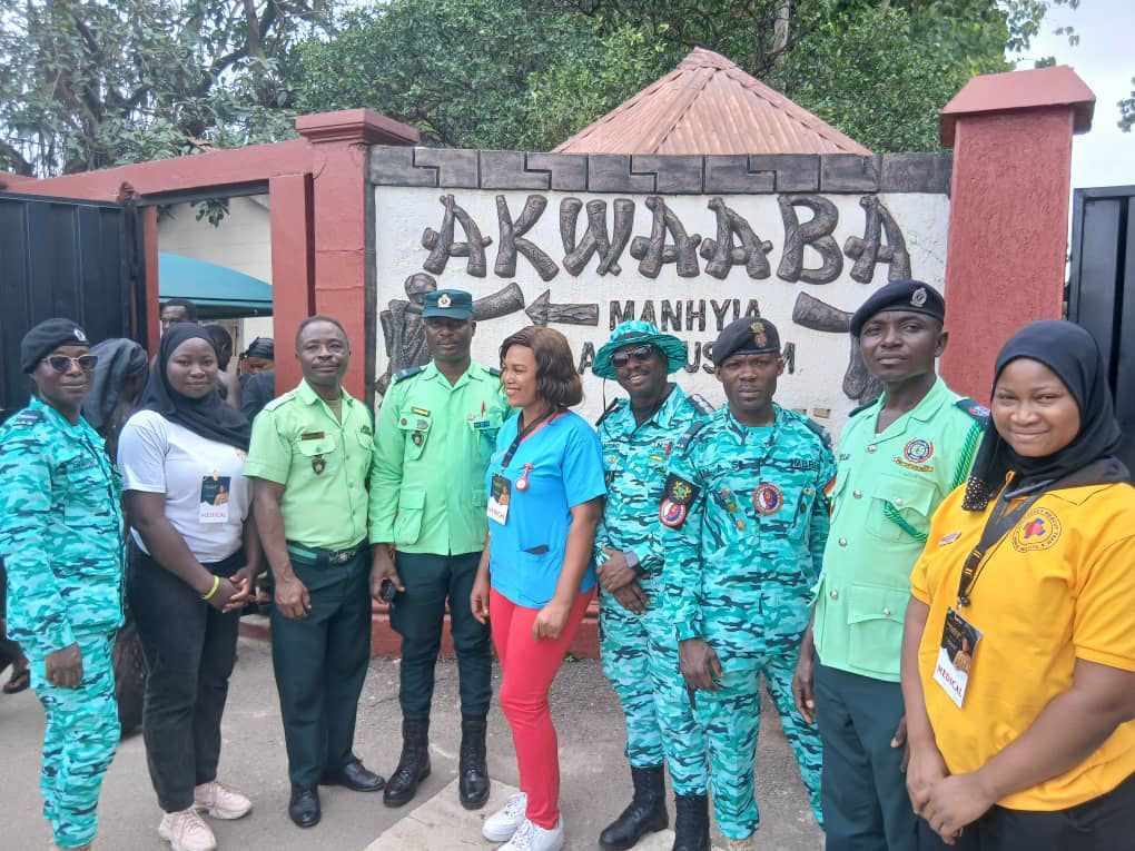 National Ambulance Service Provides Emergency Support for Manhyia “Dote Yie” Activities