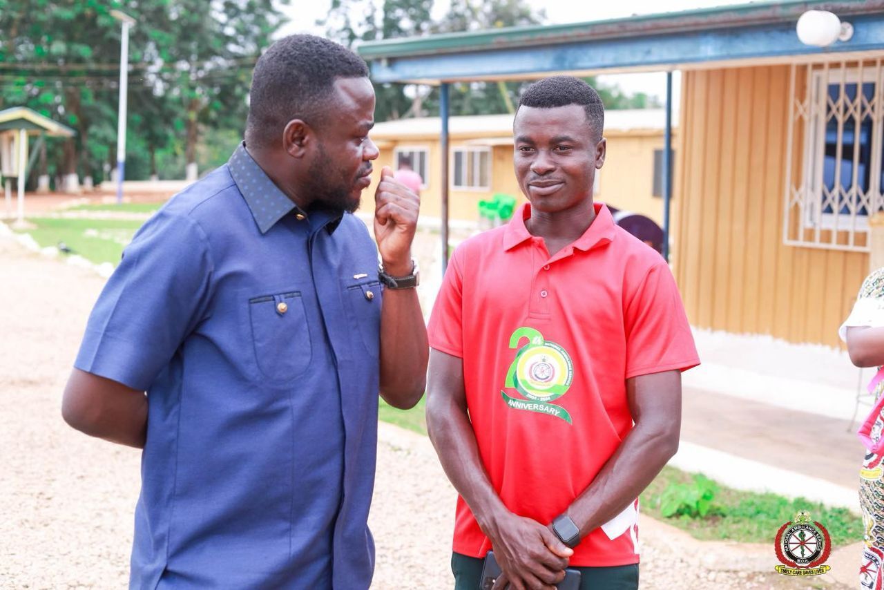 NAS Acting Deputy CEO Engages Community Medical First Responders at Assin-Fosu Training School