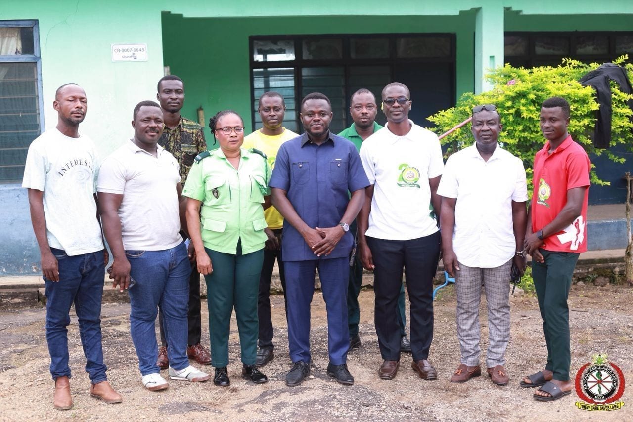 NAS Acting Deputy CEO Engages Assin-Fosu Ambulance Station on Operational Challenges
