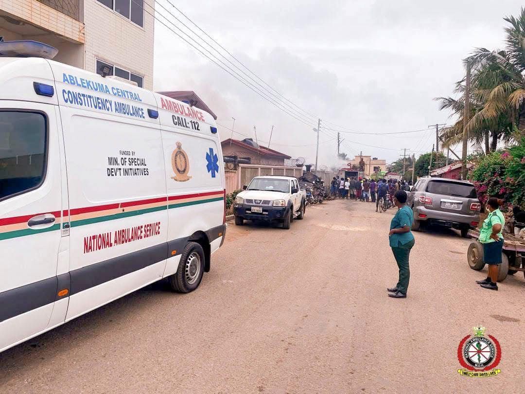 NAS Swiftly Responds to Fire Outbreak at Laterbiokorshie