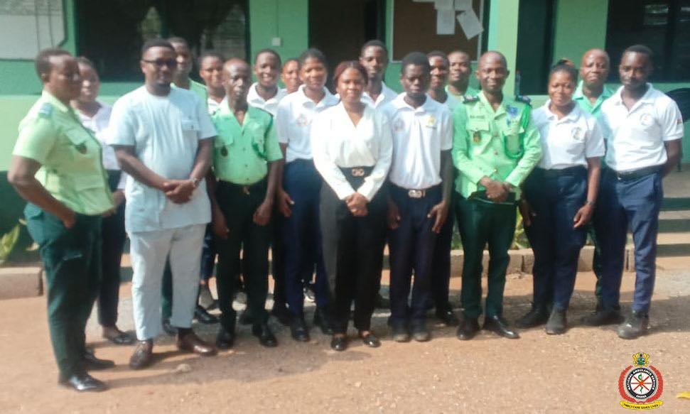 Narcotics Control Commission Visits NAS Sogakope Station
