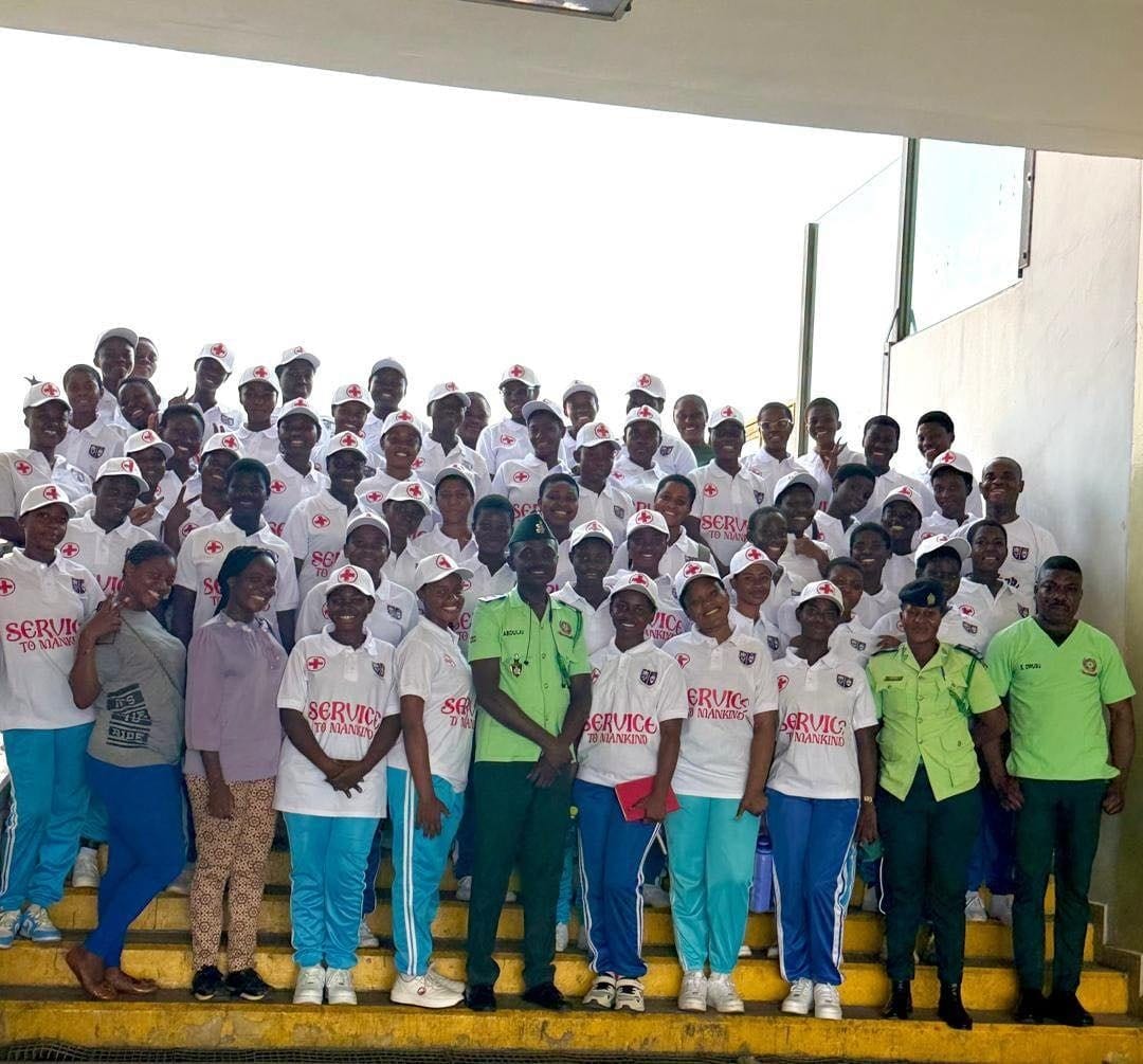 Ashanti Regional NAS Trains St. Monica’s SHS Students in Life-Saving Skills