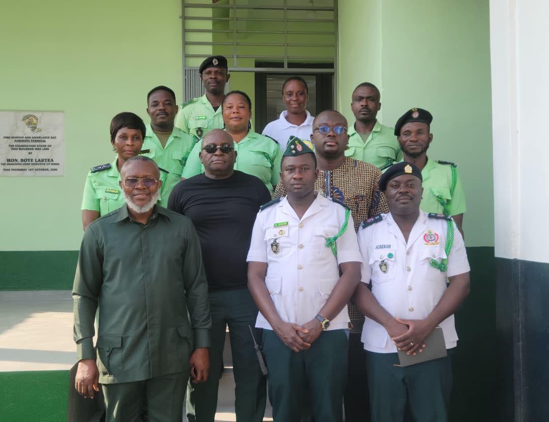 NAS CEO VISITS YET-TO-BE COMMISSIONED NEW ACHIMOTA AMBULANCE STATION