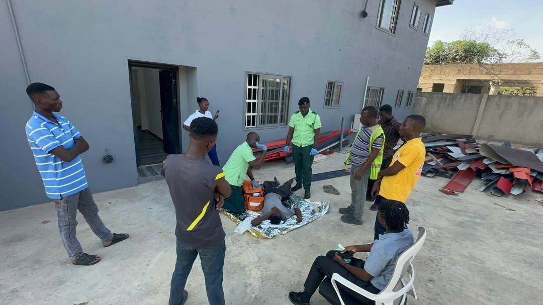 NAS Ashanti Conducts Public Education for Sky Roofing System Workers at Jamasi