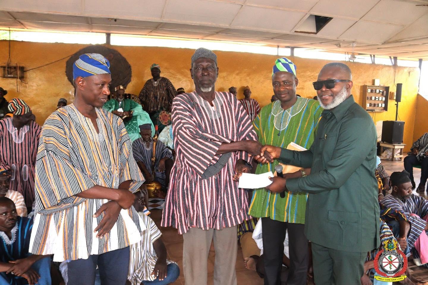 National Ambulance Service CEO Pays Courtesy Call On Yaa Naa