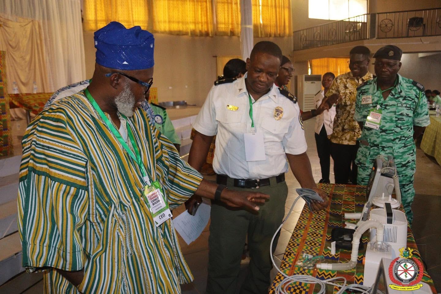 NAS CEO Attends Ongoing Equipment Training and Capacity Building Session in Tamale