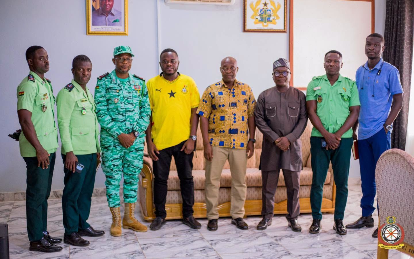 DCEO Engages Berekum West and Jaman South Authorities on Ambulance Service Operations