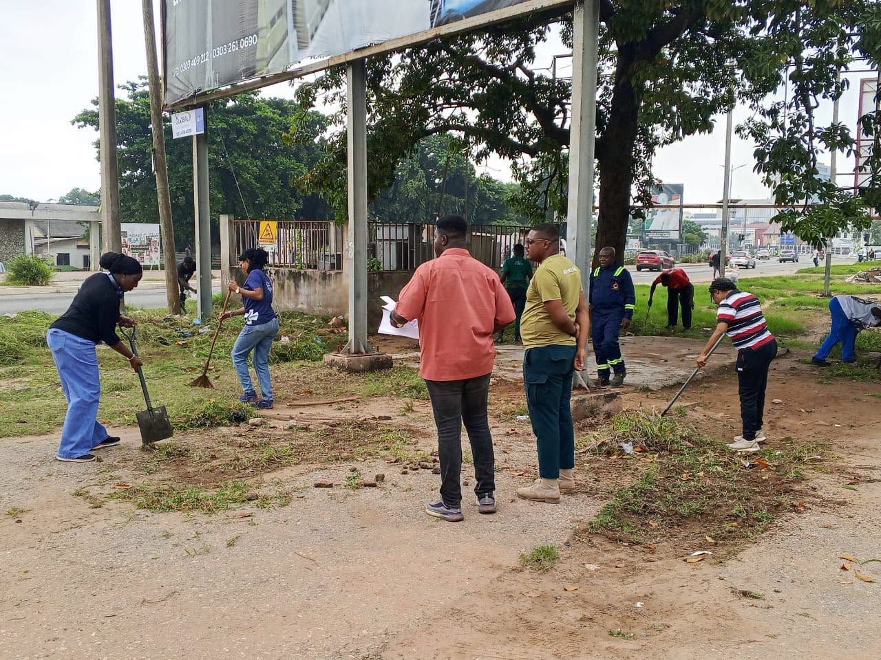 National Ambulance Service Joins National Sanitation Day Exercise