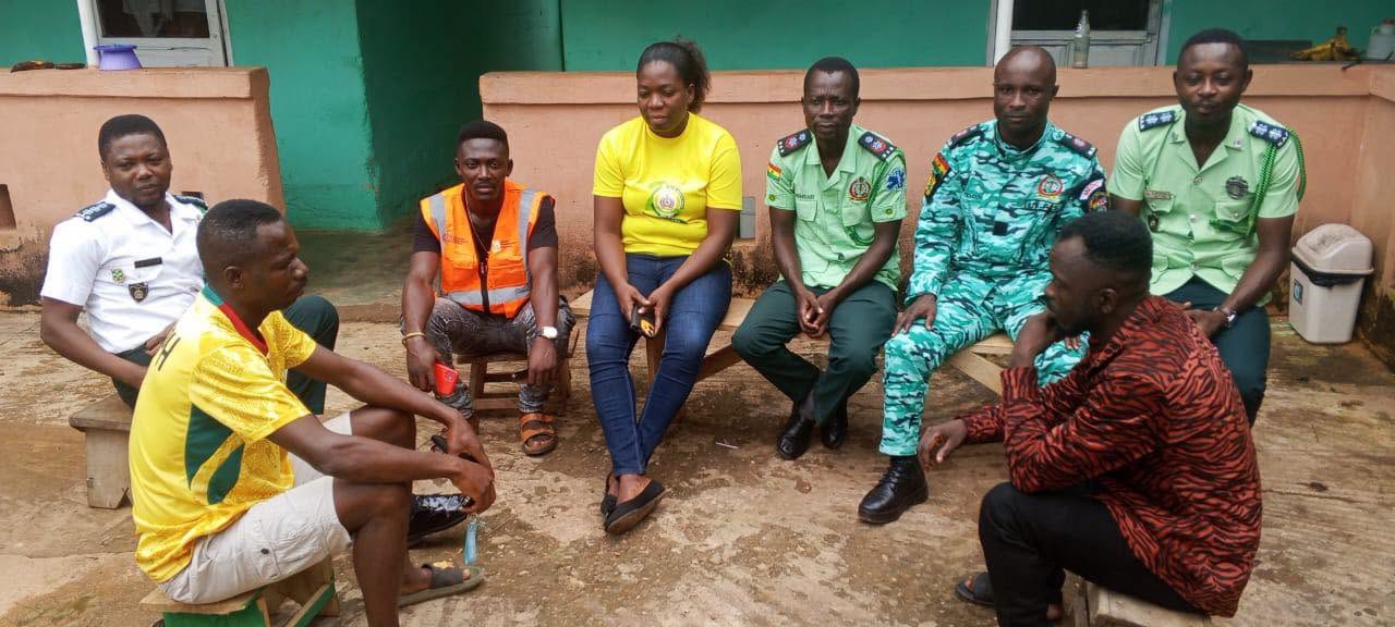 National Ambulance Service Western North Region Conducts Welfare Visit to Staff Injured in Line of Duty