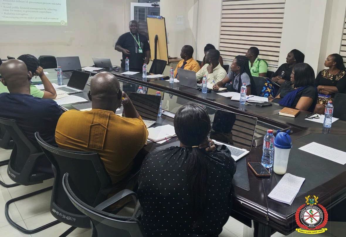 NAS HQ Staff Undergo GHANEPS Training