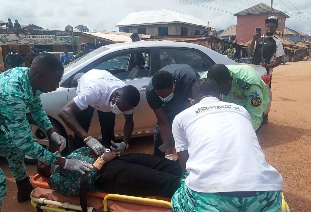 NAS-WNR Leads Multi-Agency Mass Casualty Simulation Exercise in Enchi