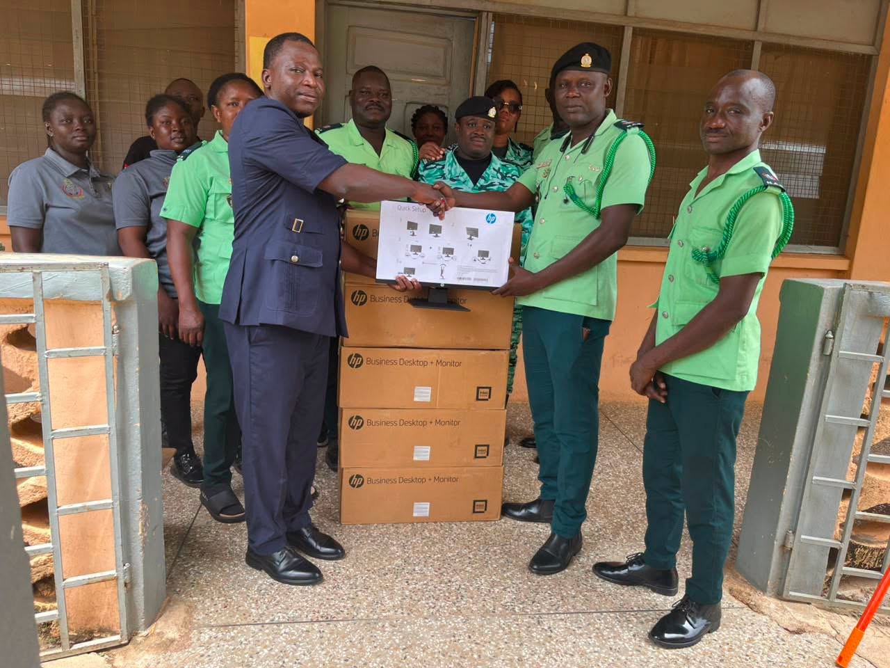 GIFEC Donates Computers to Upper East National Ambulance Service