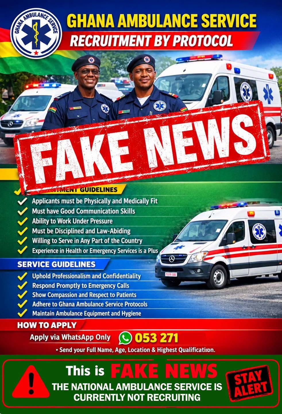Public Notice: Beware of Fake NAS Recruitment Advertisement 