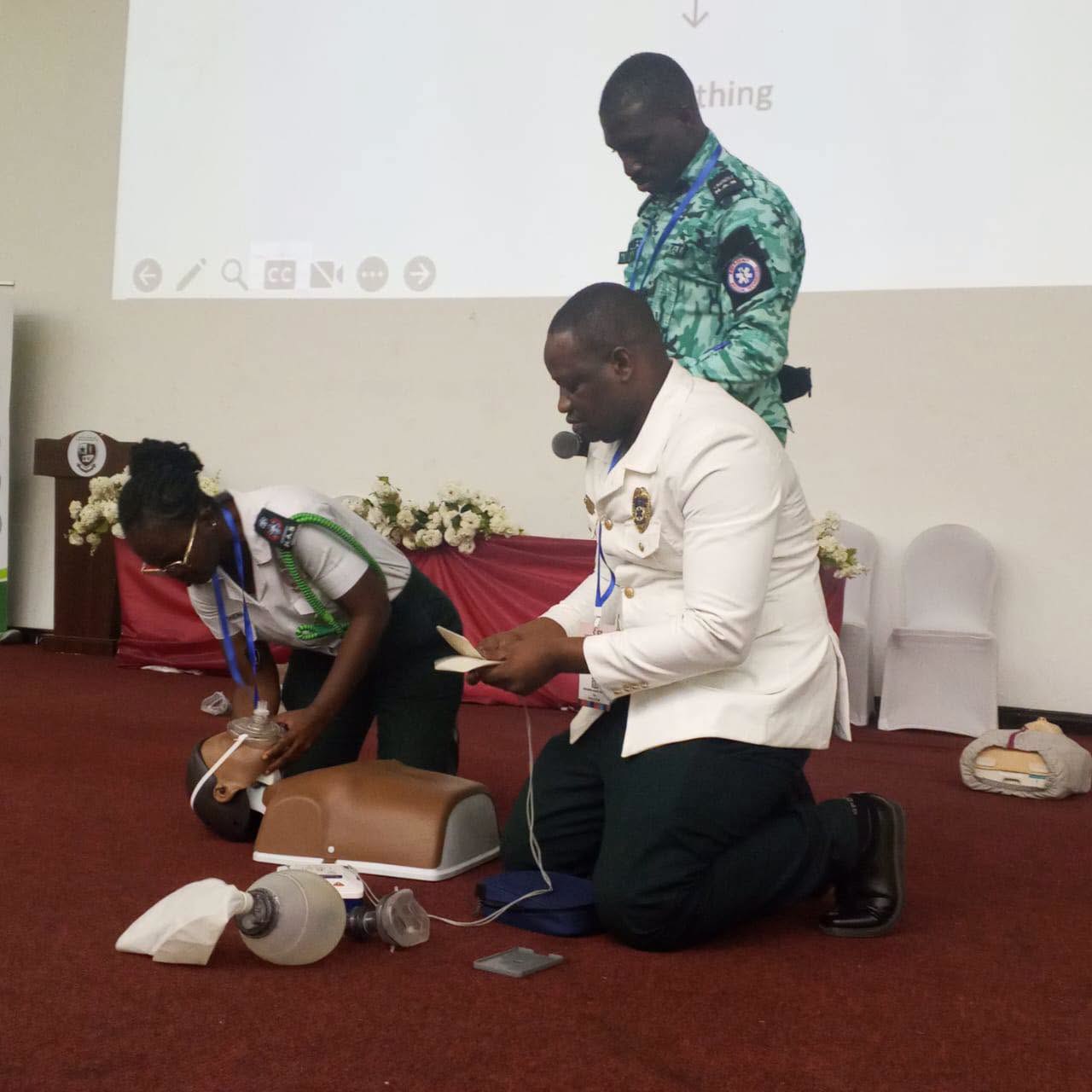 NAS Trains Participants In Basic Life Support At 15th Medical Knowledge Fiesta 2026