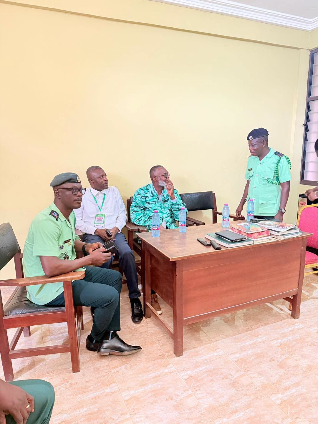 NAS CEO Pays Working Visit to Juaben Ambulance Station