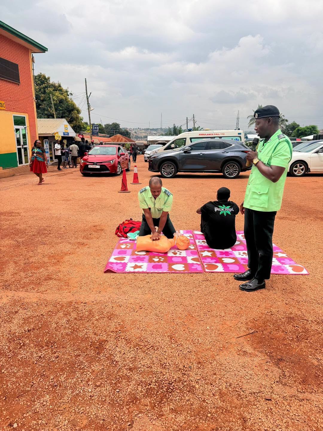 Ashanti Regional NAS Trains DVLA Staff and Customers in Basic Emergency Response