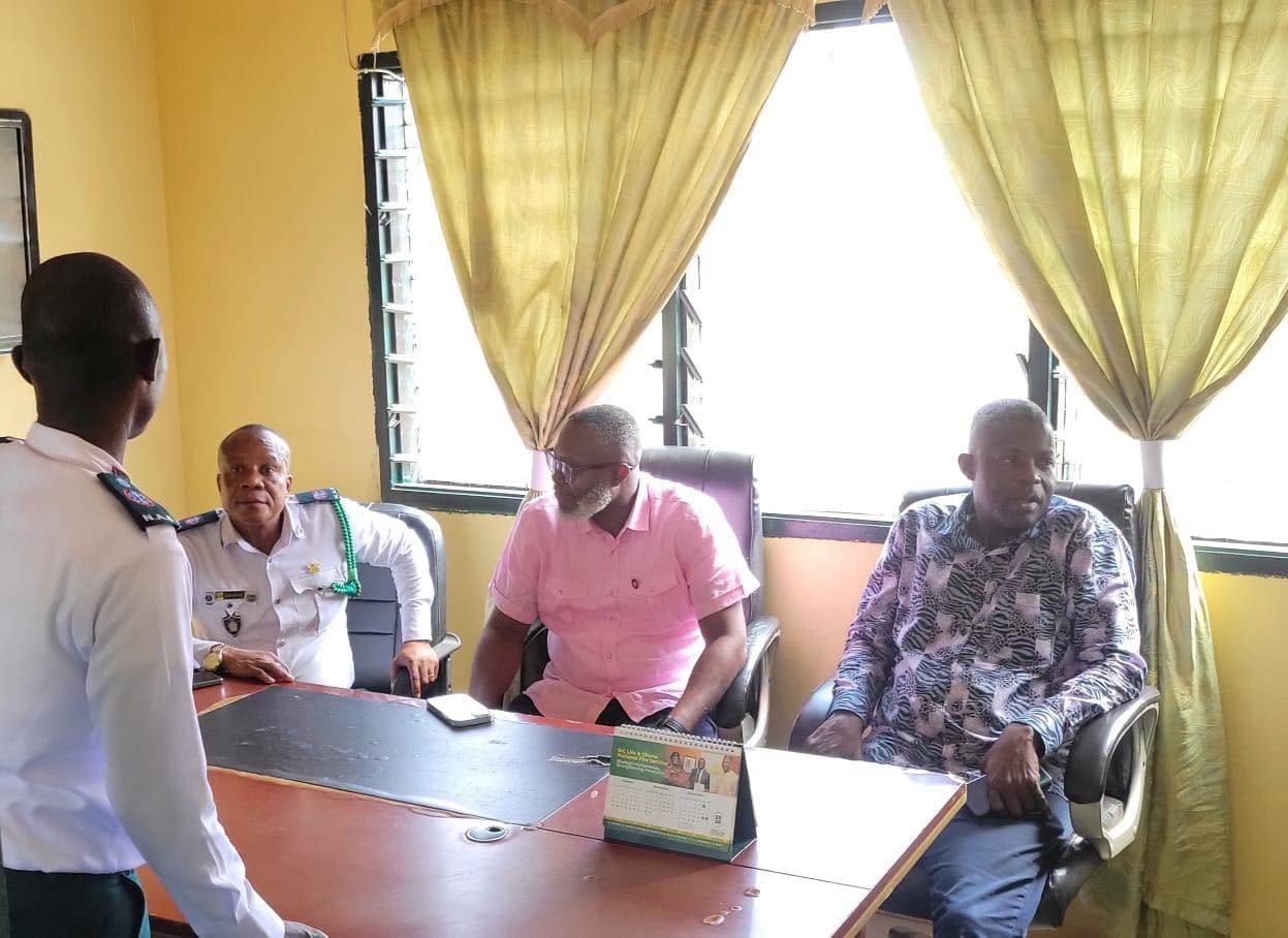 NAS CEO Engages Staff, Inspects Facilities at Dabala Junction and Akatsi Ambulance Stations