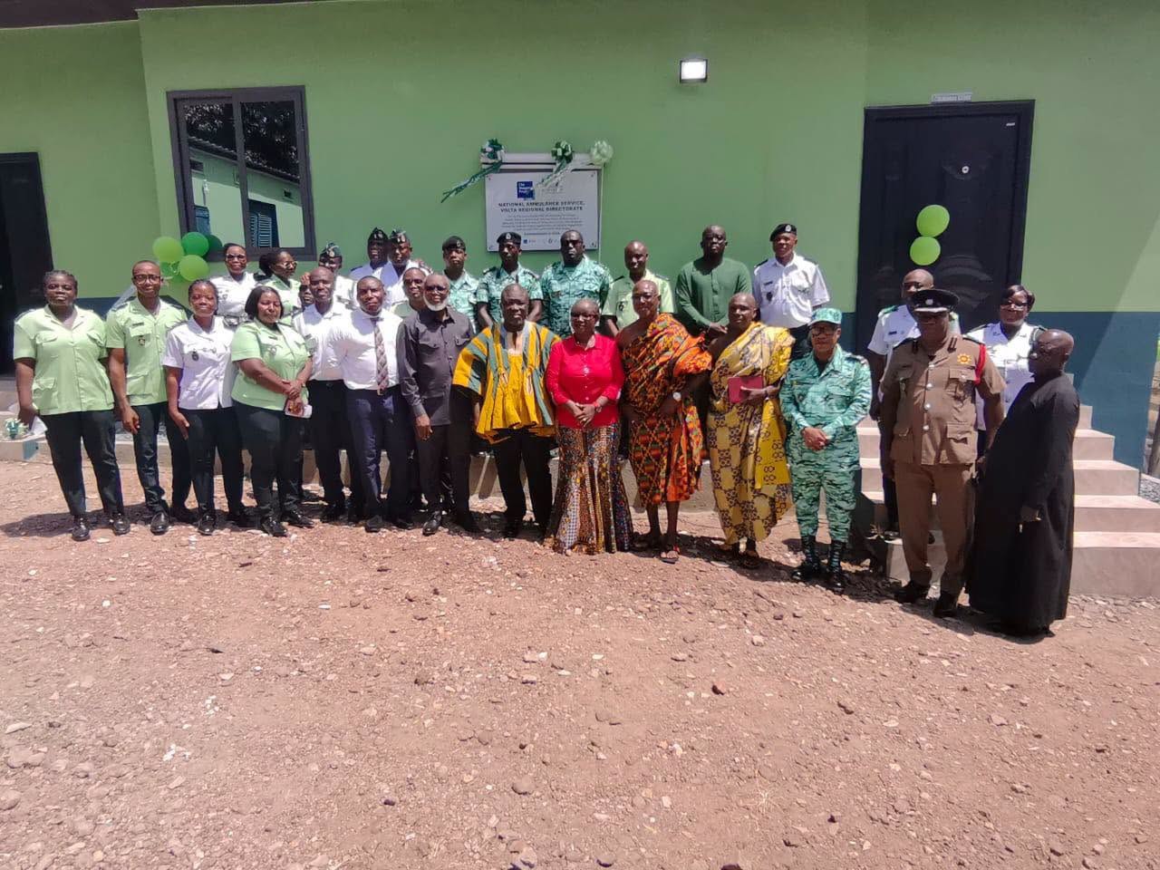 NAS, The Hunger Project-Ghana Commission Upgraded Regional Office and Emergency Dispatch Centre in Volta Region