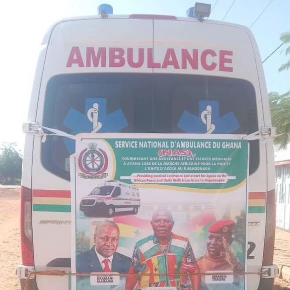 NAS Provides Medical Support for Alhaji Ayana’s African Peace and Unity Walk