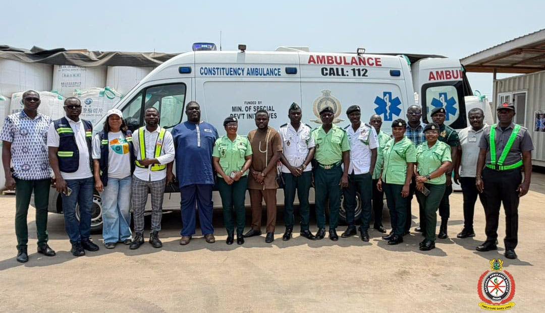 NAS COMMISSIONS KASAPREKO AMBULANCE STATION TO BOOST EMERGENCY RESPONSE ALONG SPINTEX CORRIDOR