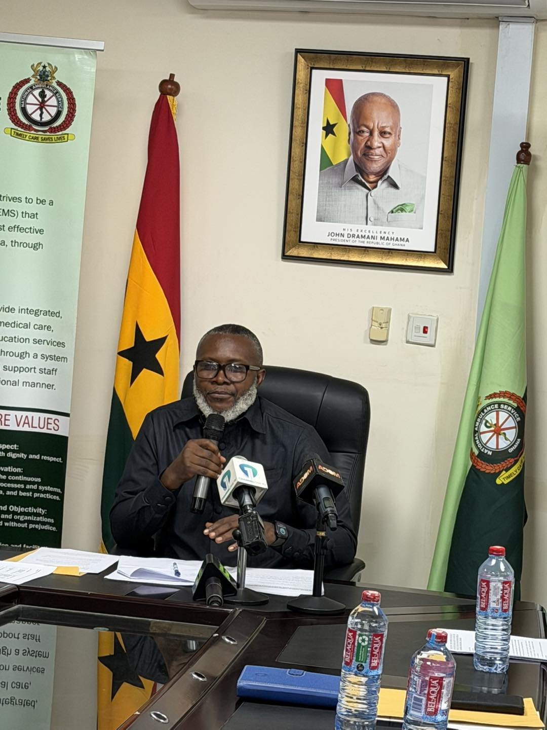 Government to Procure 400 New Ambulances, 500 Motorbikes for National Ambulance Service- NAS CEO