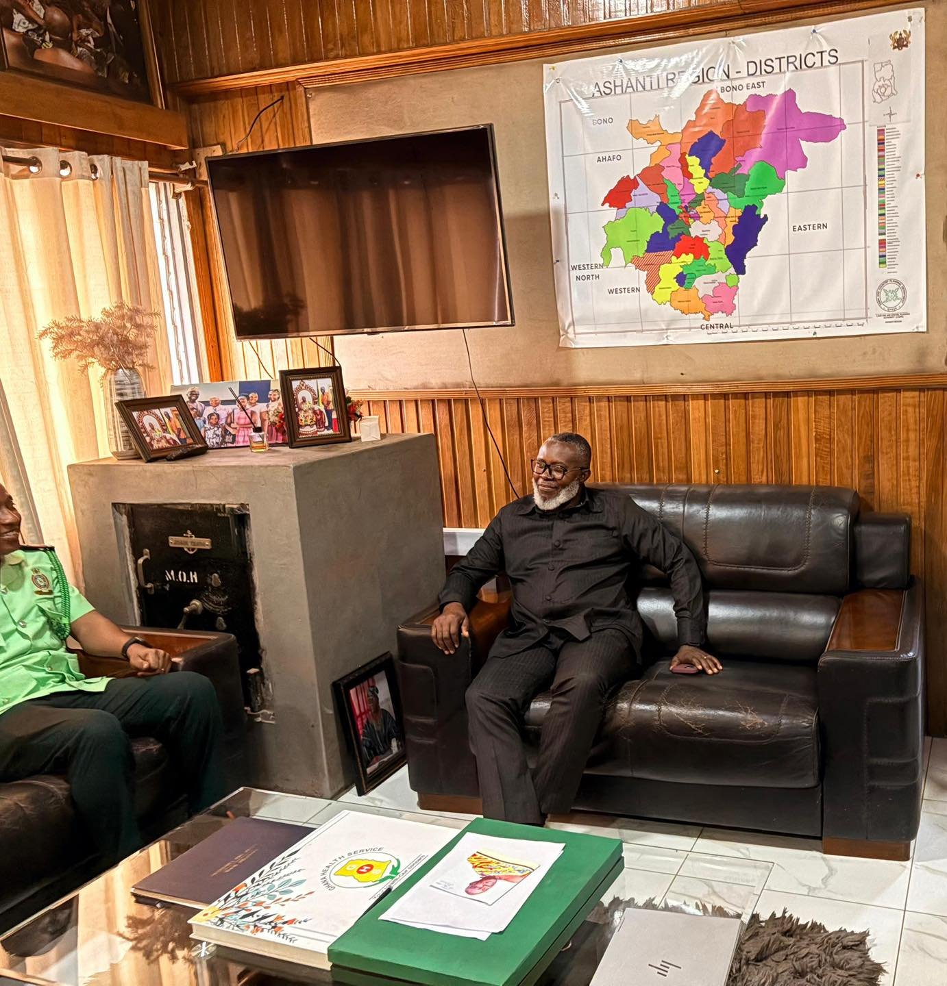 NAS CEO Pays Working Visit to Ashanti Regional Health Directorate