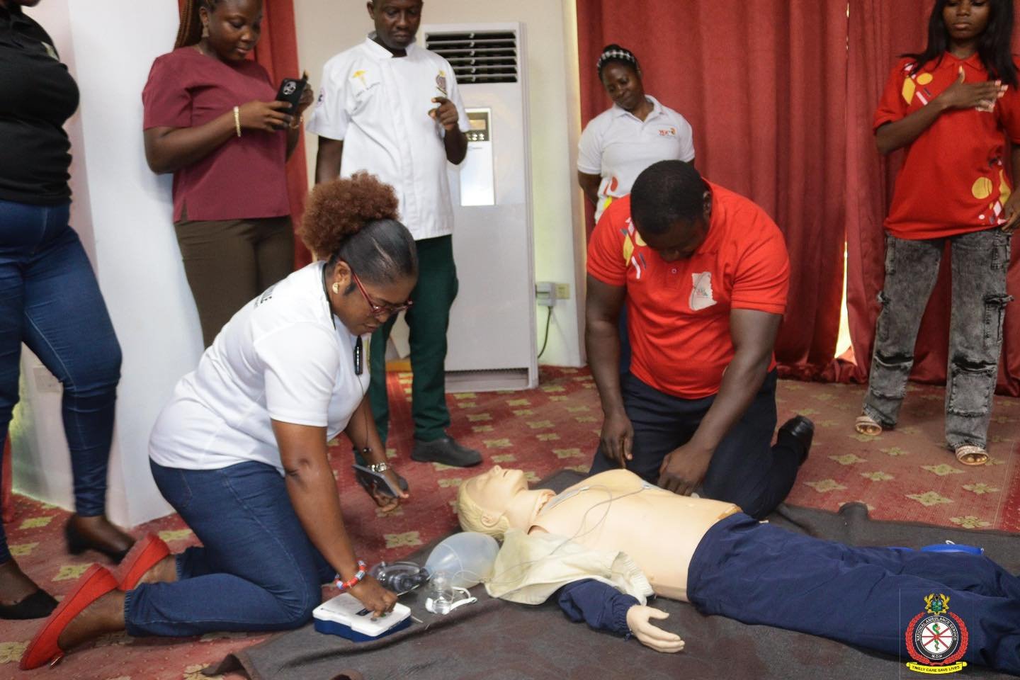 National Ambulance Service Trains Over 50 YEA Staff in Basic Life Support