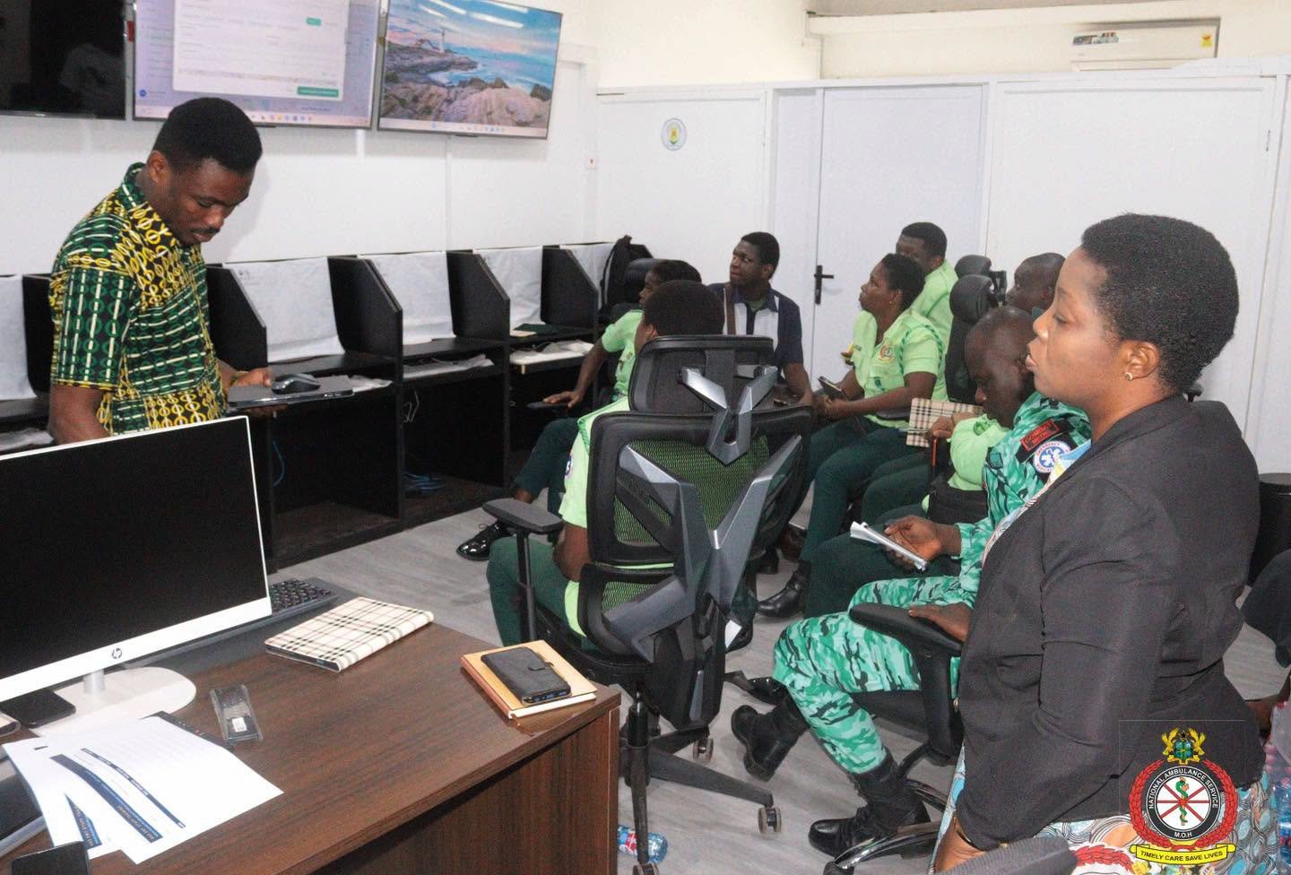 EMTs Undergo Training on New Digital Referral System to Tackle ‘No Bed Syndrome’ in Greater Accra