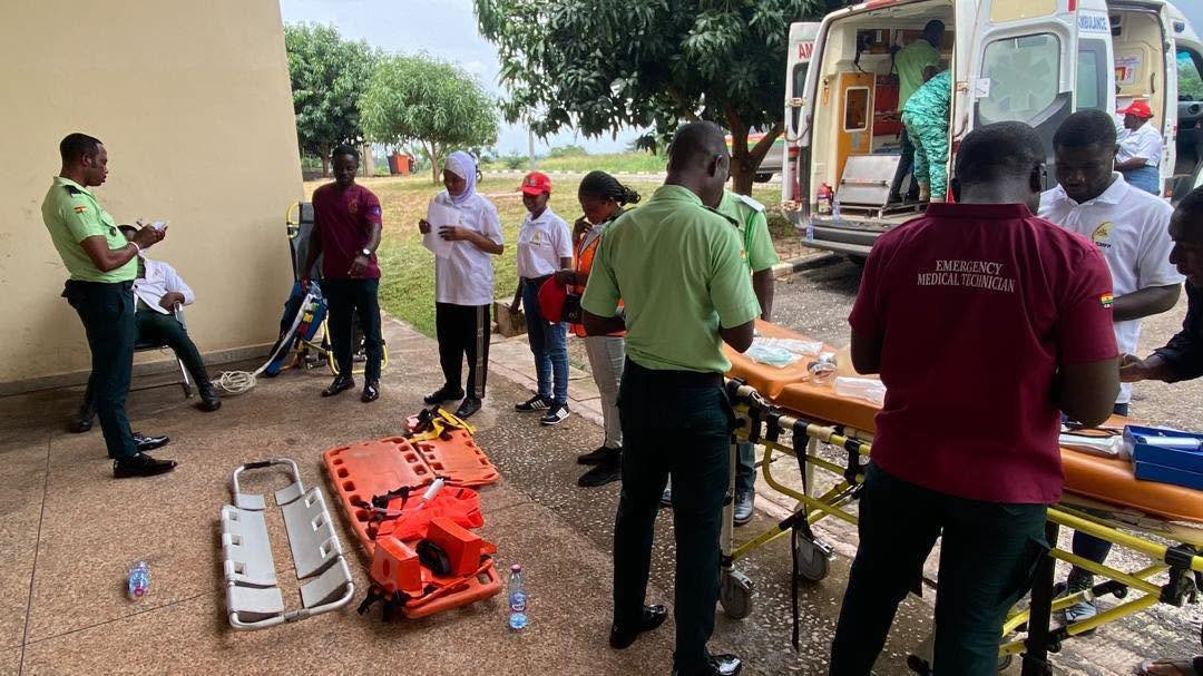Bono Regional NAS Strengthens EMT Capacity Through CPD Training for Dormaa Central and Tain District Personnel